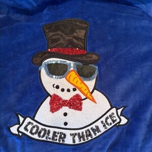 Blizzard Bay Snowman Velour Track Suit